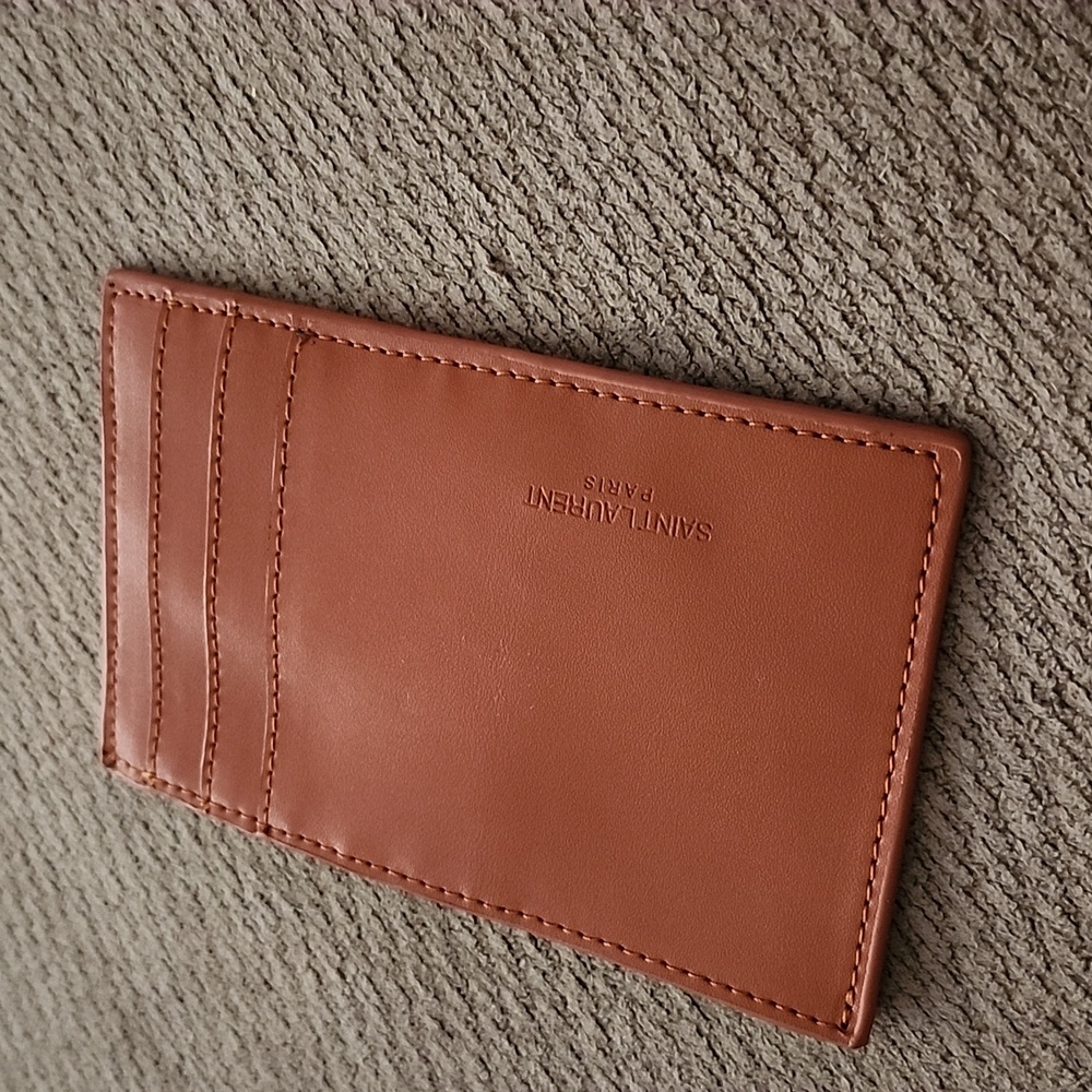 Saint Laurent Smooth Leather Card Holder